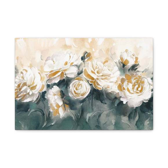 Painting With Flower Rose And Peonies Flower Canvas Wall Art for Home Decor Read